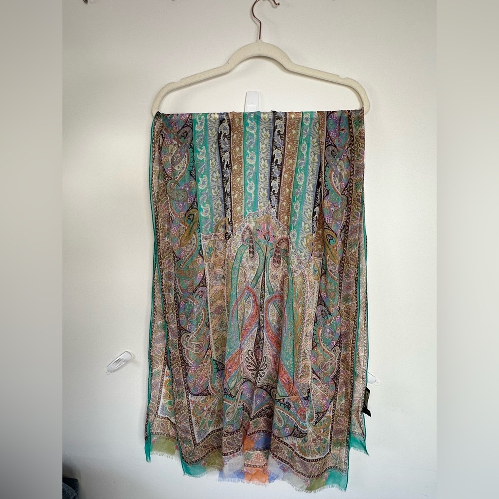ETRO 100% Silk Scarf